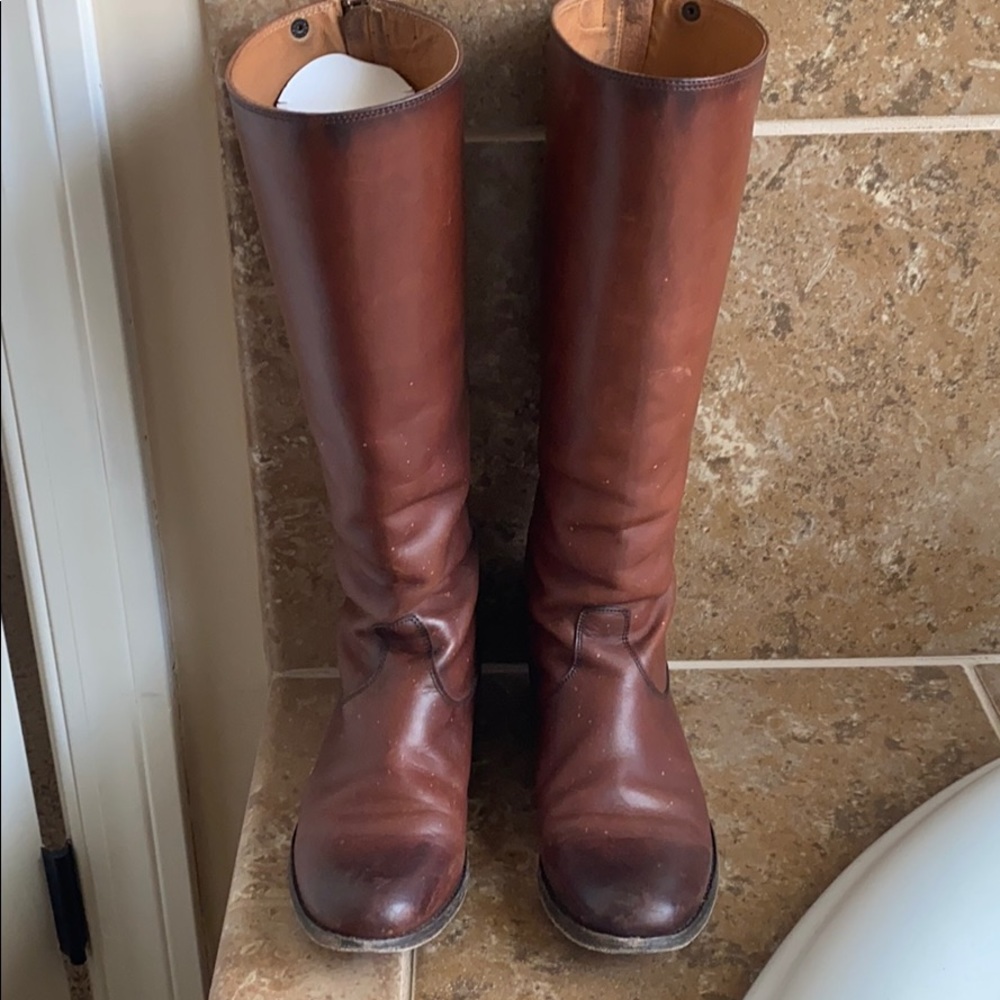 Frye Knee High Leather Boots 👢